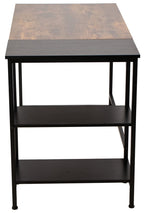 CLP Ocala Wooden Office Desk with Attached Shelf