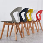 WHOJA Modern Design Solid Beech Legs Dining Chair