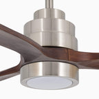 IKOHS Windlight Nickel Ceiling Fan with Remote Control