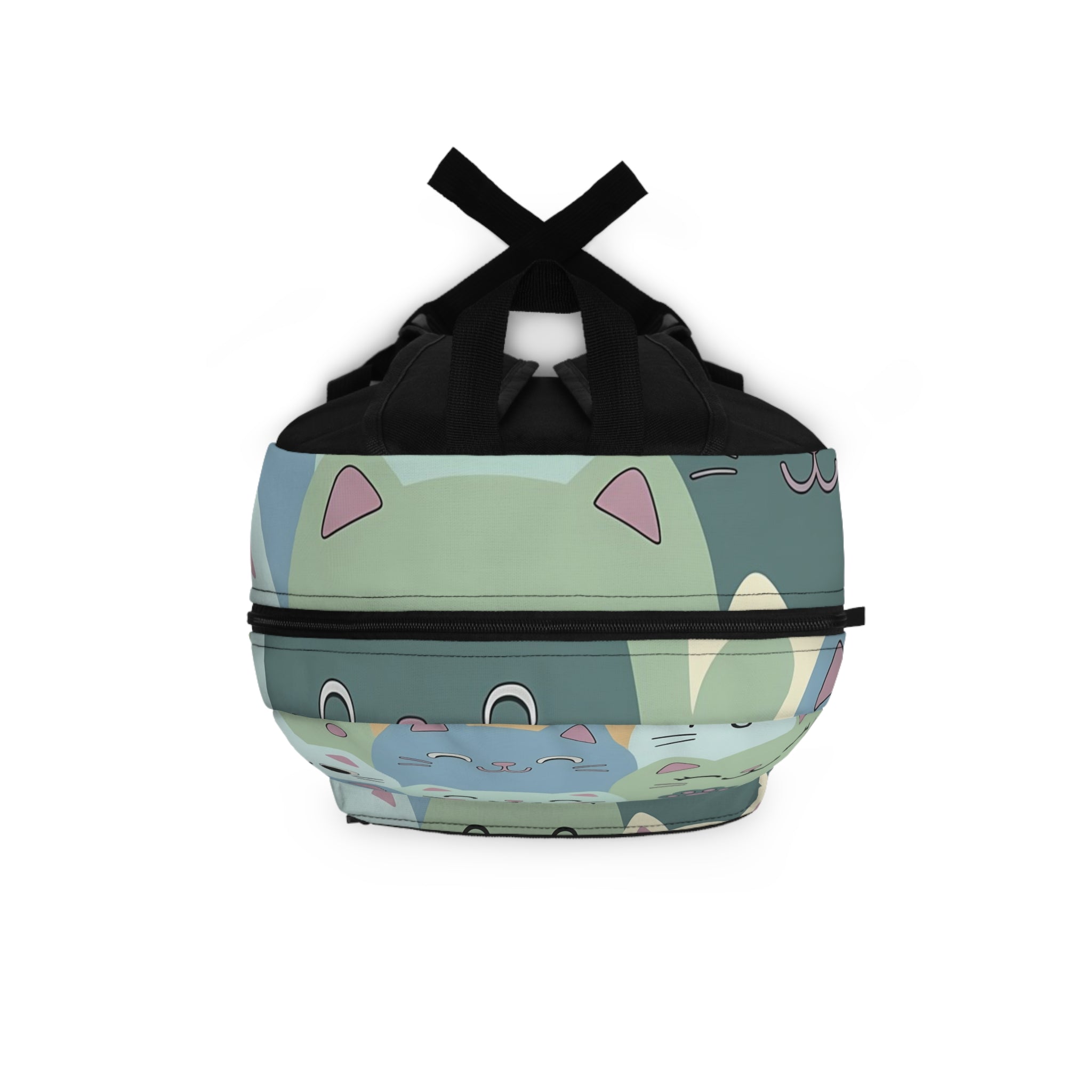 Pastel Cat Faces Backpack — Quiet Luxury Kawaii for Women, Teens & Travelers | Lightweight, Durable, Gift-Ready Everyday Carry with Chic Pastel Design