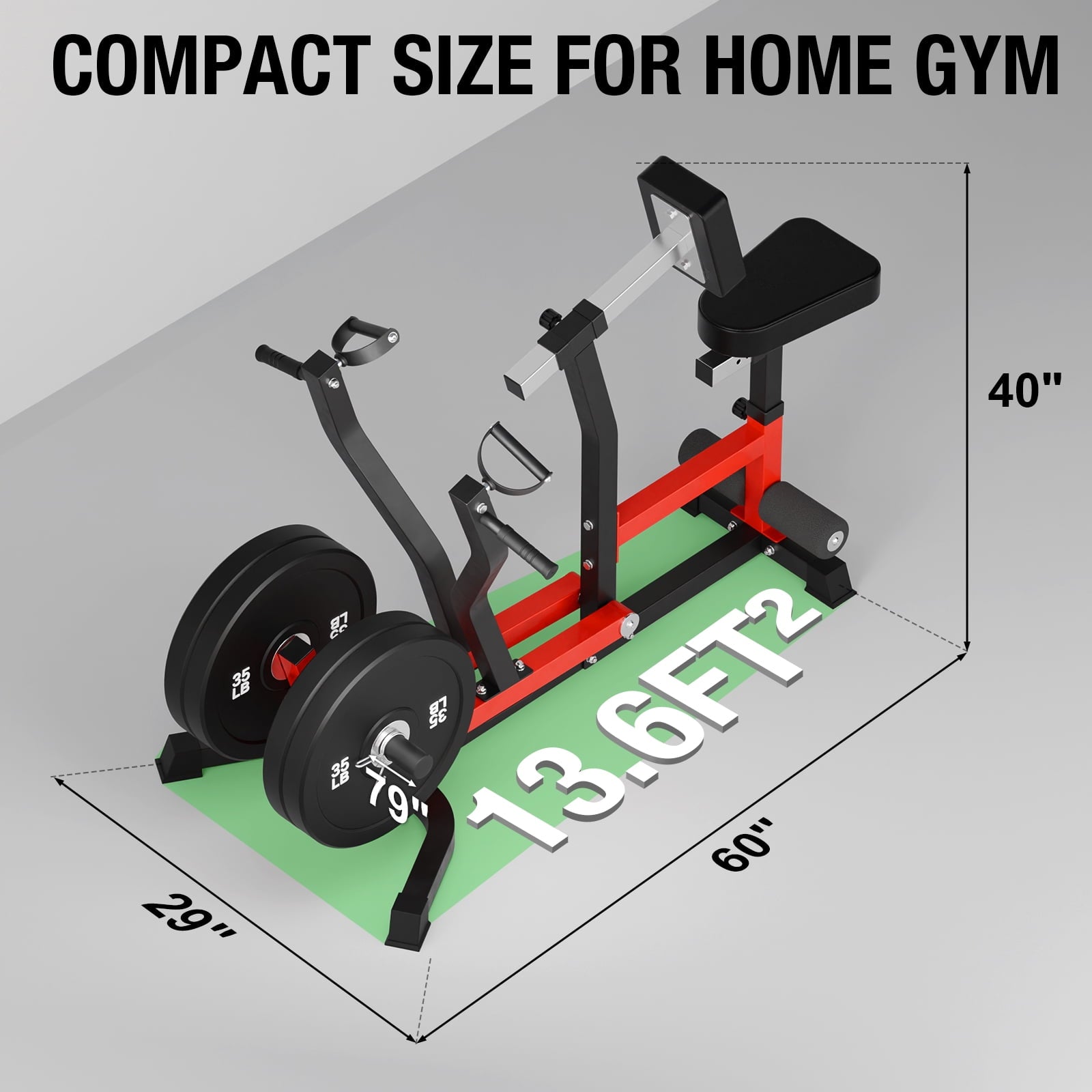 Syedee Adjustable Seated Row Machine