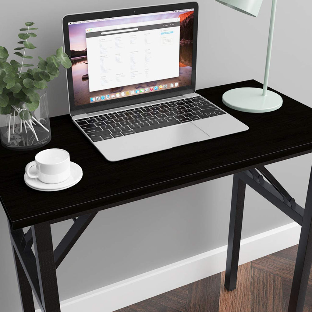 DlandHome Compact Wooden Folding Desk