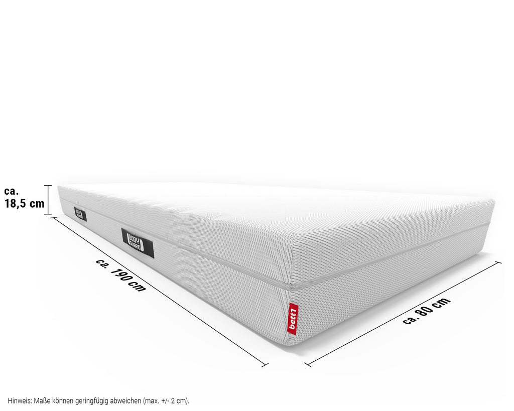 Bett1 Bodyguard Anti-Cartel Mattress with Ergonomic Modules