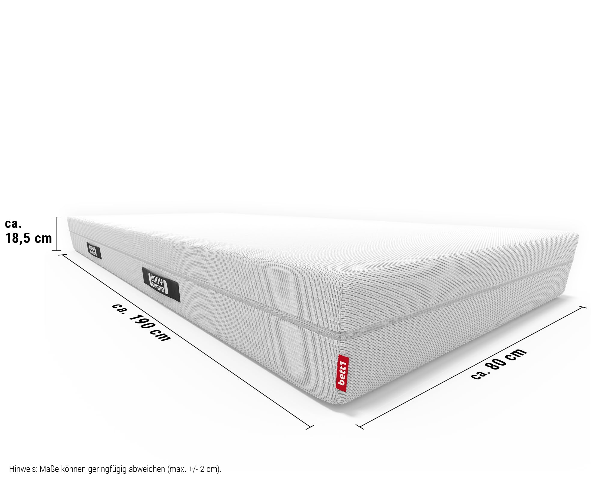 Bett1 Bodyguard Anti-Cartel Mattress with Ergonomic Modules