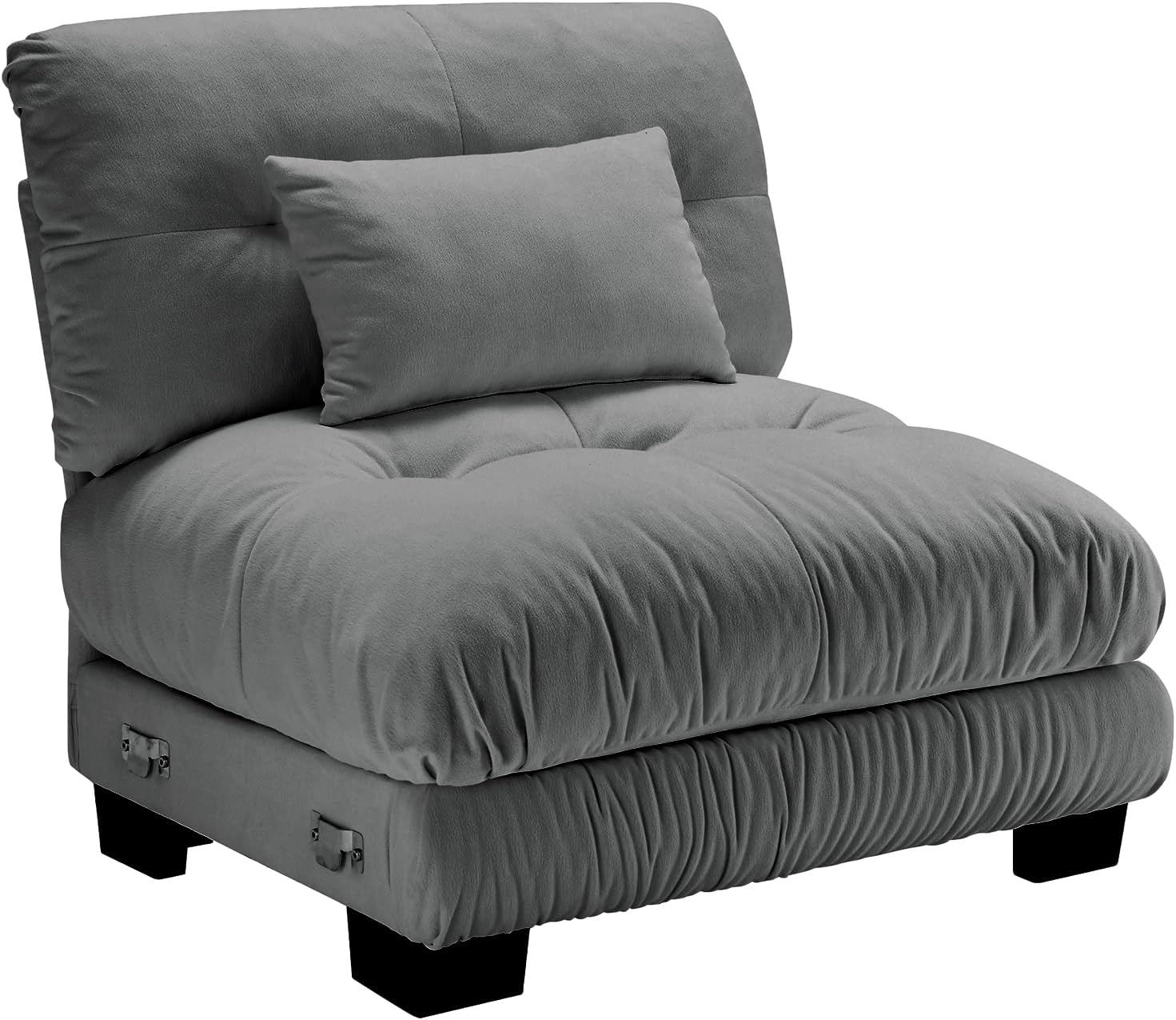 Generic 27" Armless Sofa - Gray