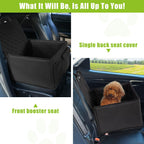 Pecute Waterproof Dog Car Seat for Small to Medium Dogs