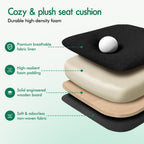 ELFORDSON Ergonomic High-Back Office Chair with Lumbar Cushion and Footrest