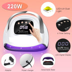 LKE 220W Professional UV LED Nail Lamp