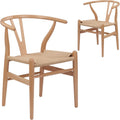 Nicer Furniture Hans Wegner Wishbone Chair - Natural