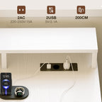 ODK L-Shaped Corner Desk with Storage and Drawers