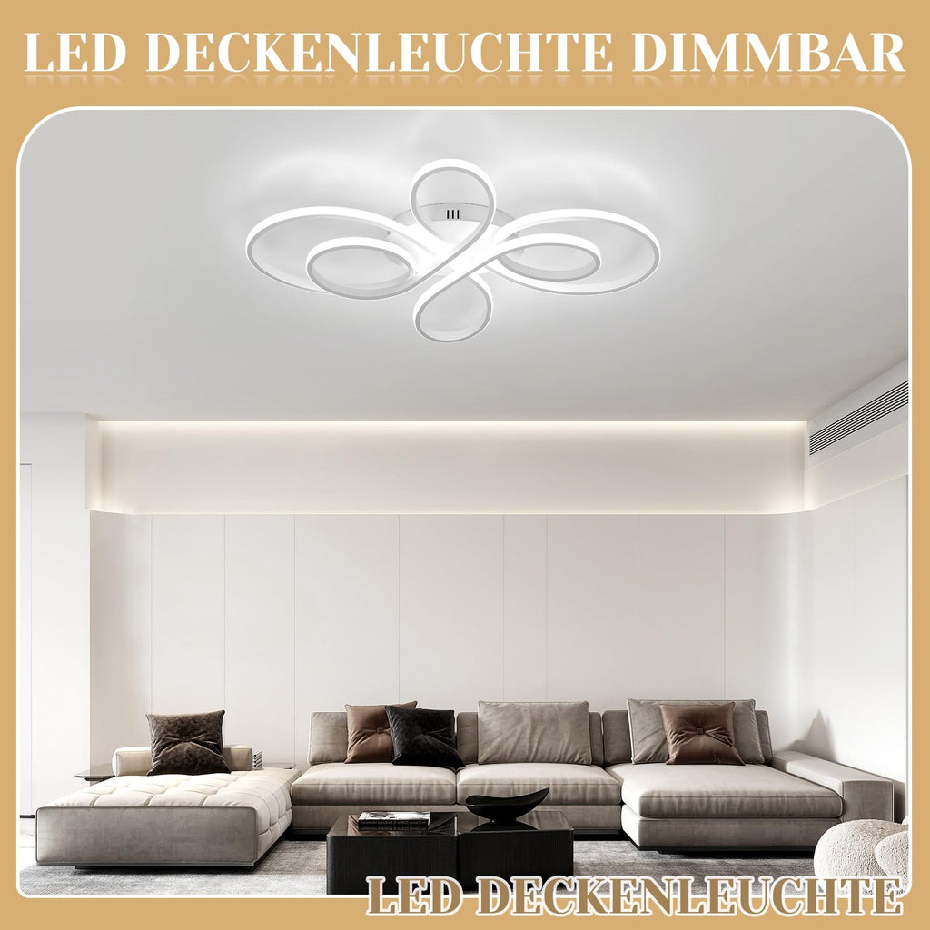 ZMH LED Ceiling Light with Unique Butterfly Design