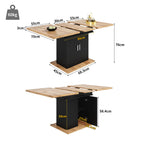 AilZylphera Extendable Dining Table with Storage