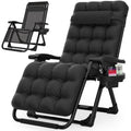 Suteck Zero Gravity Chair with adjustable backrest, removable cushion, and cup holder