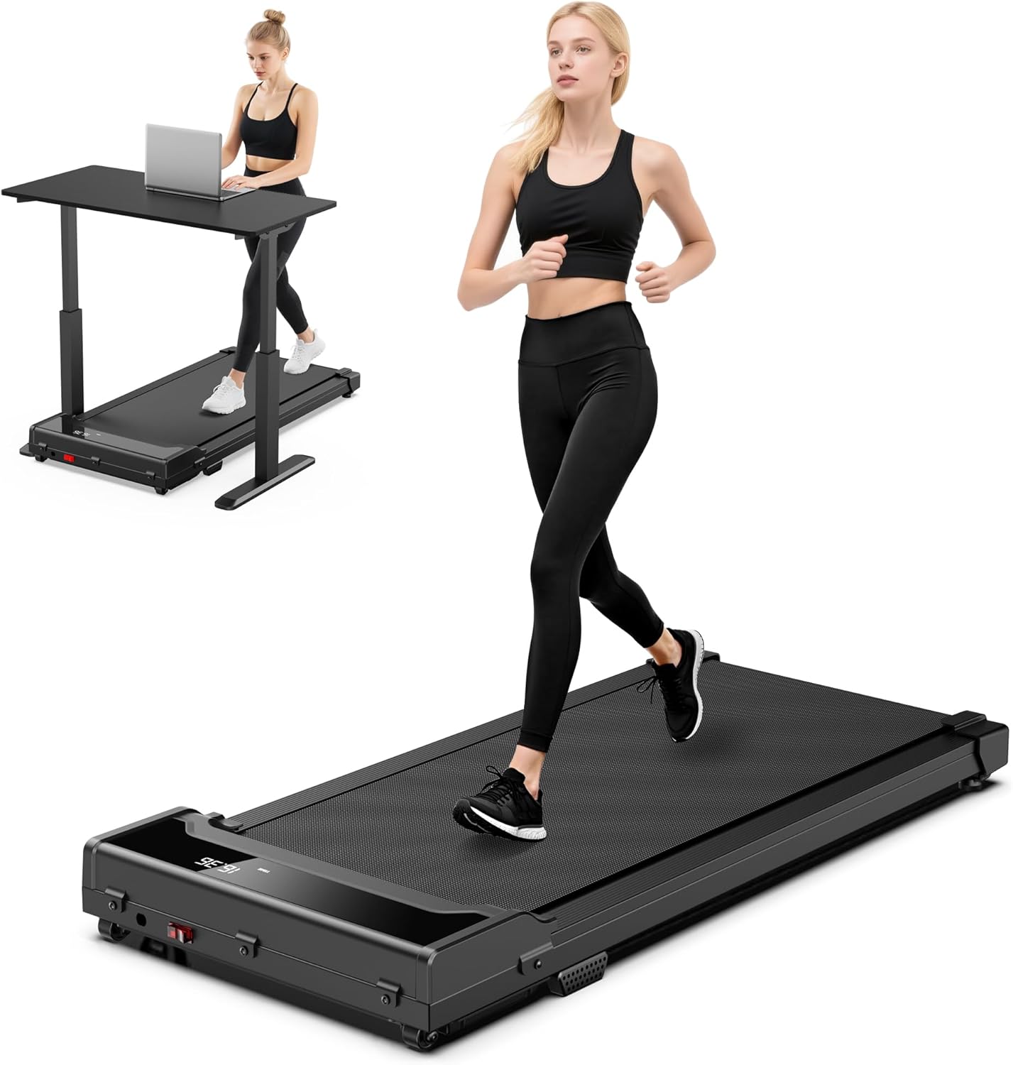 Rythkore Walking Pad Treadmill - 2.0HP Mini Under Desk