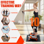 ZEMBSOYA 2 in 1 Stepper with Stand and Elastic Cord