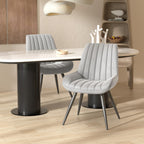 Nalupatio Modern Dining Chairs Set of 4 with Thick Cushions