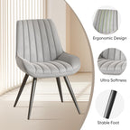 Nalupatio Modern Dining Chairs Set of 4 with Thick Cushions