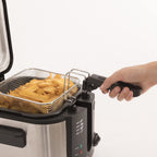 CREATE FRYER OIL PRO Oil Fryer with Grey Transparent Lid