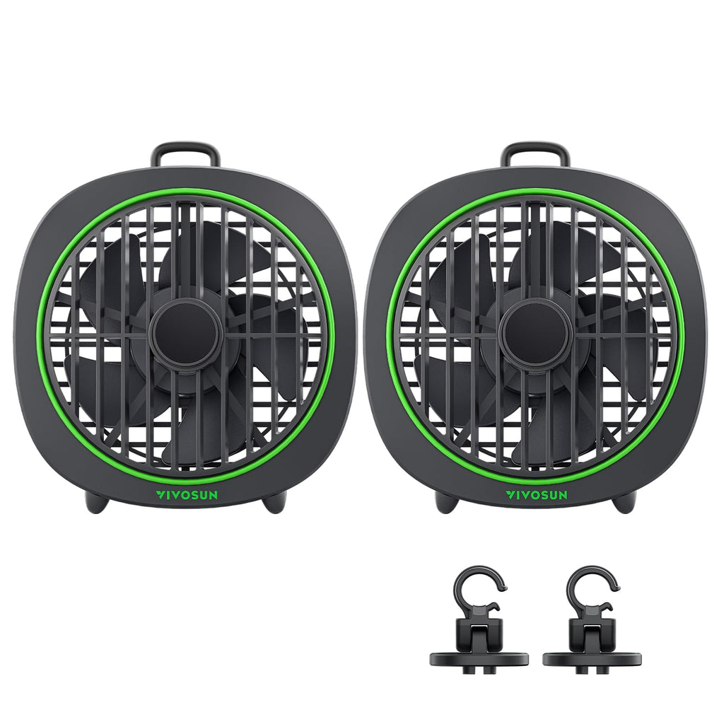 VIVOSUN AeroWave D4 4” Grow Tent Clip Fan with detachable hook and adjustable airflow angle