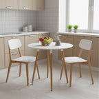 Relaxdays Scandinavian Style Round Dining Table