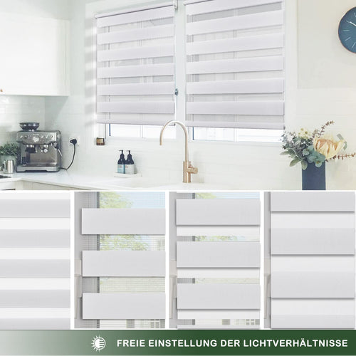 BondFree Double Klemmfix No Drilling Window Blind