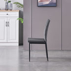 AINPECCA Modern Velvet High Back Dining Chairs Set of 4