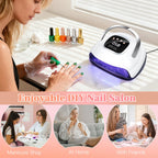 LKE 220W Professional UV LED Nail Lamp