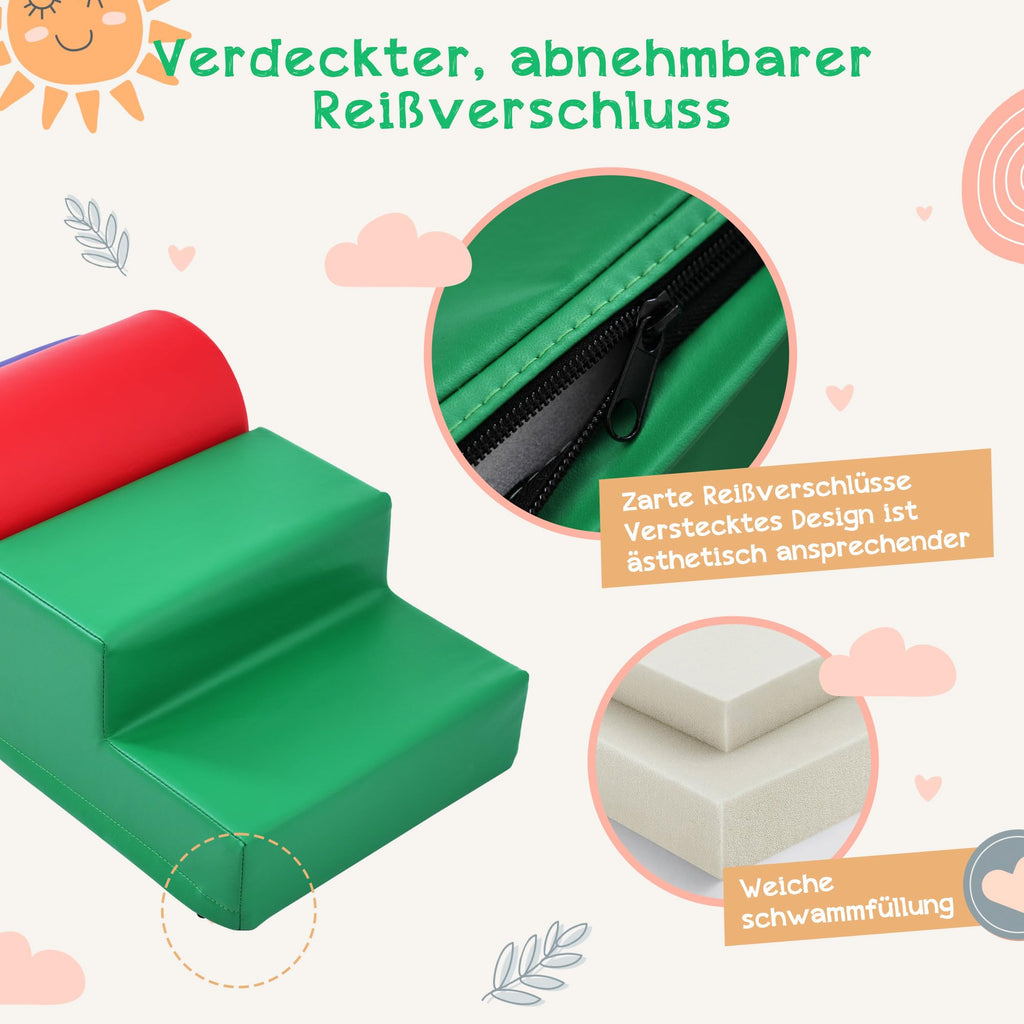 Kozamas 5-in-1 Foam Building Blocks with Climbing Structure