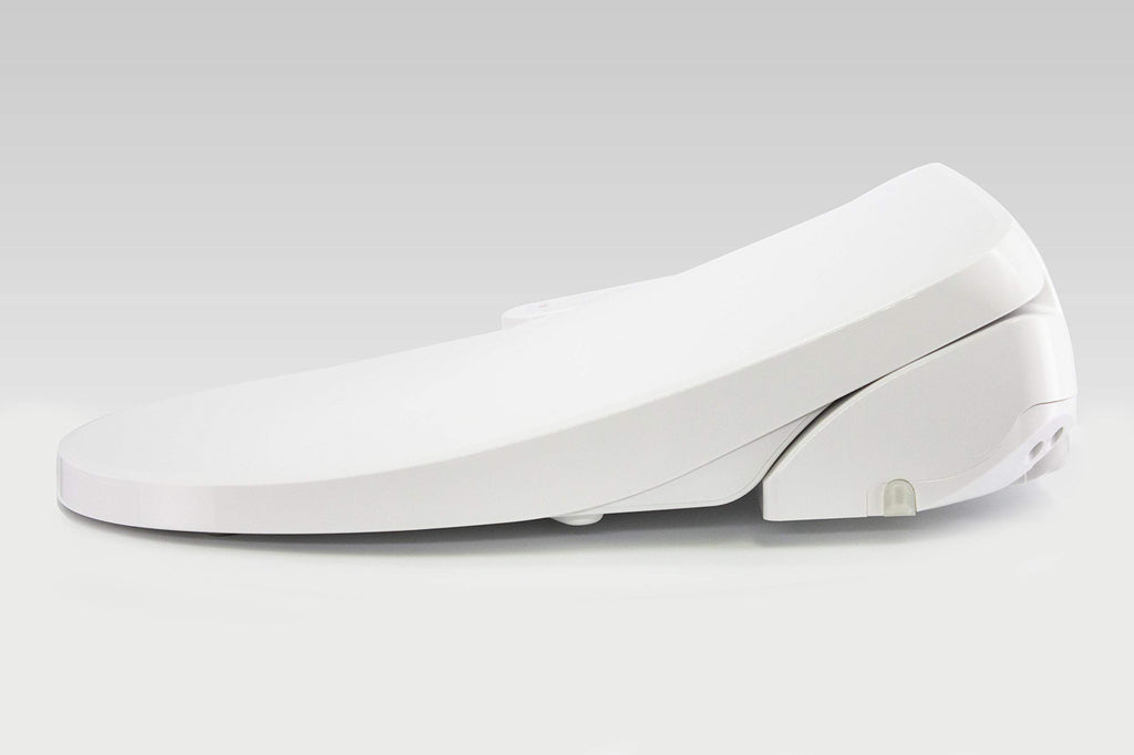 Alpha Bidet GX Wave Bidet Toilet Seat in Elongated White