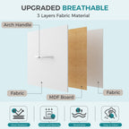 OLIXIS 5-Drawer Bedroom Dresser with Fabric Bins