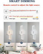 Qiaomao Black LED Ceiling Light with Remote Control