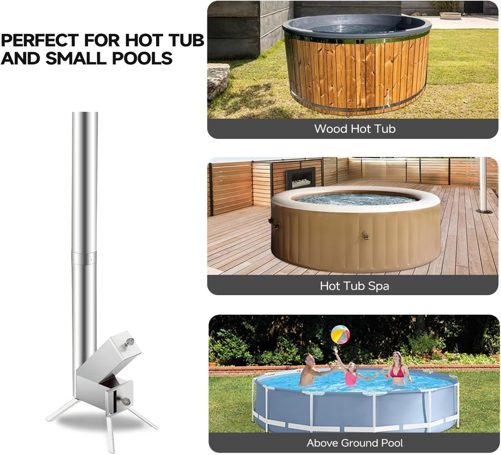 FanceSwim Outdoor Wood Burning Heater for Hot Tub