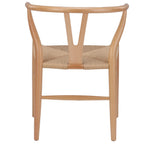 Nicer Furniture Replica Hans Wegner Wishbone Chair Natural Set of 2