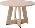 HJhomeheart 120cm Round Dining Table - wood