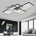 Qiaomao Black LED Ceiling Light with Remote Control