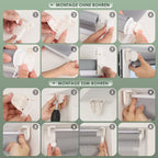 BondFree Double Klemmfix No Drilling Window Blind
