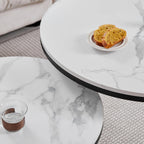 GrandCA HOME Stackable Round Coffee Tables Set