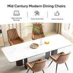 Hawthyhome Modern Dining Chairs Set of 4 with Upholstered Seat