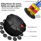 Moziel Free Standing Boxing Bag with 12 Suction Cups