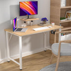 Chleby Yellow Minimalist Computer Desk with Storage
