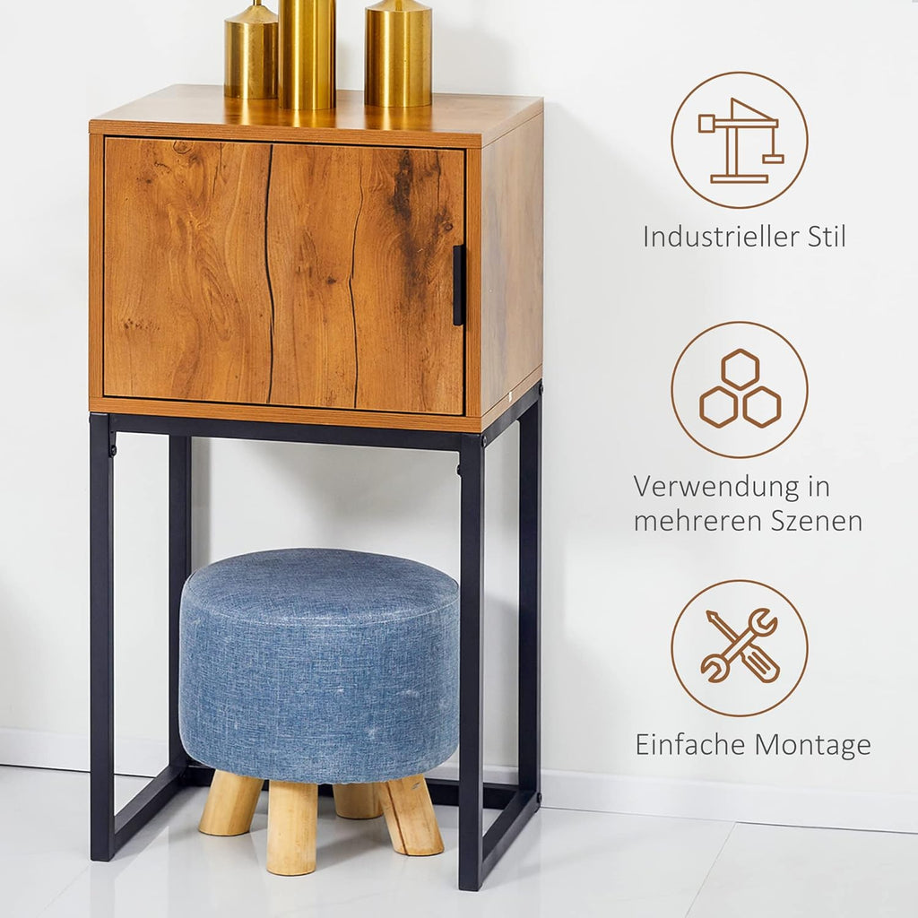 HOMCOM Console Table with Cupboard, Modern Design