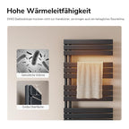 EMKE Anthracite Steel Towel Warming Radiator