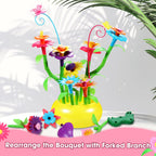 COOLJOYA Flower Garden Toy for Girls 3-6 Years