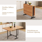 Sweiko Folding Dining Table Modern Minimalist Style
