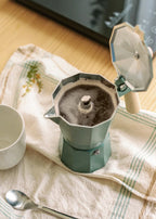 CREATE THERA MOKA RETRO Italian Coffee Maker Sage Green