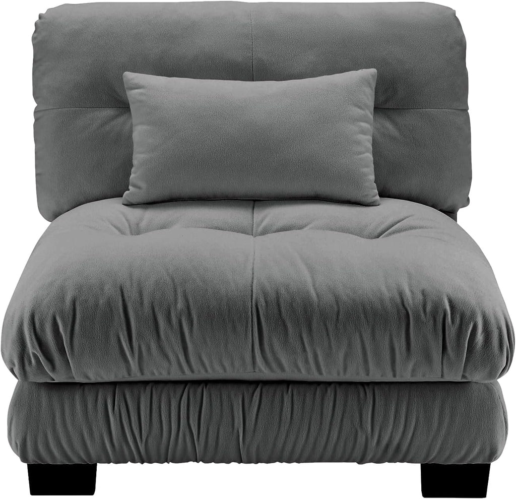 Generic 27" Armless Sofa - Gray