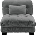 Generic 27" Armless Sofa - Gray