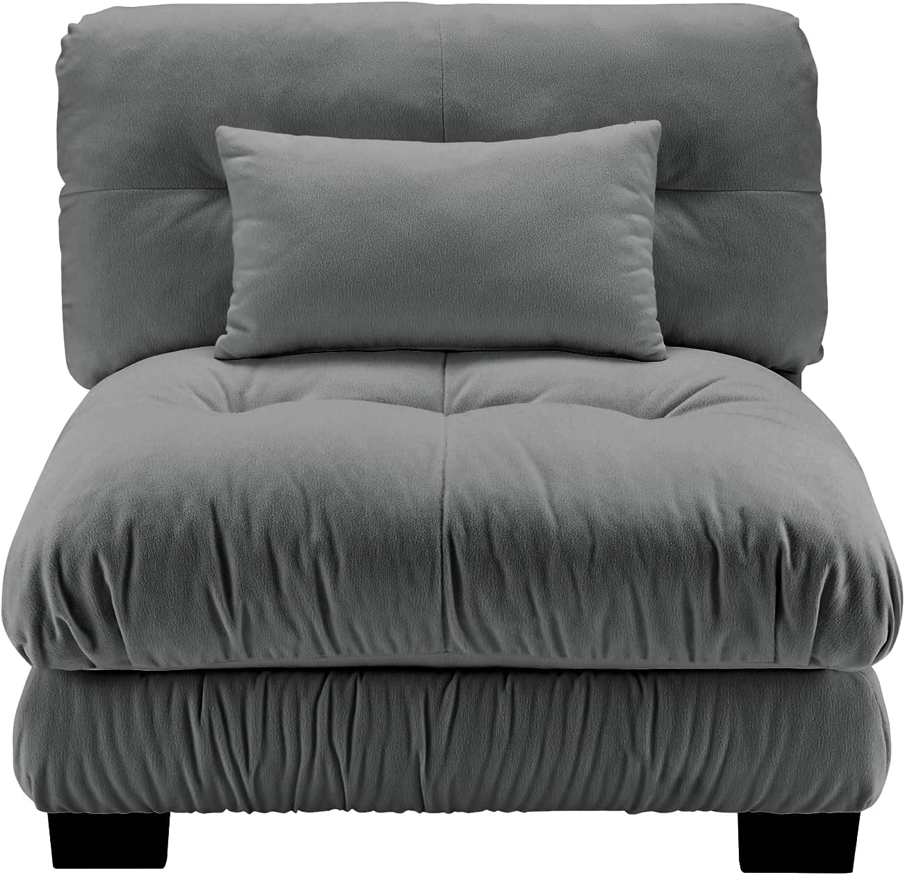 Generic 27" Armless Sofa - Gray