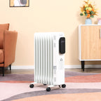 HOMCOM Portable Electric Oil Heater with Adjustable Temperature