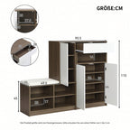 Multifunctional Shoe Rack with Padded Seat